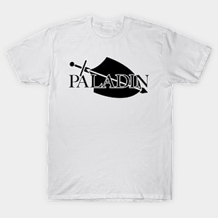 D&D Class graphics- PALADIN - Dungeons and Dragons T-Shirt